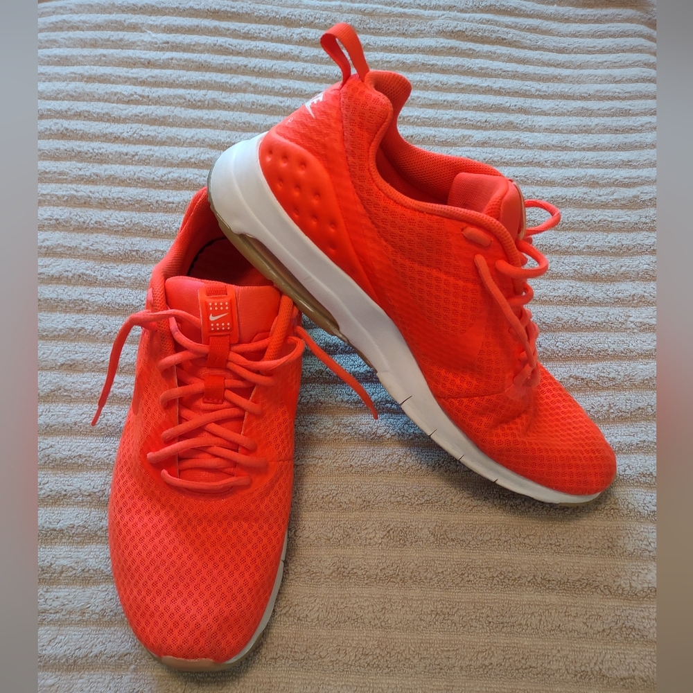Nike Air Max Motion LW Total Crimson Orange Running Shoes 833260-881 Men’s 12